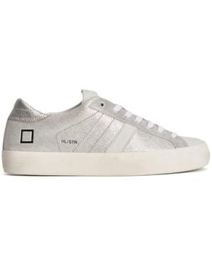 Date Hill Low Stardust Metallic-Finish Trainers - White