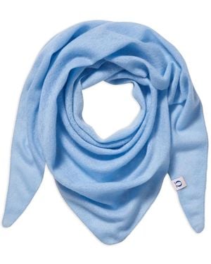 PUR SCHOEN Dreieckiger Schal - Blau