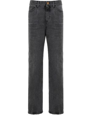 The Seafarer Faded Straight-Leg Jeans - Grey
