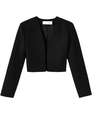 D'Estree Cropped Smart Jacket - Black