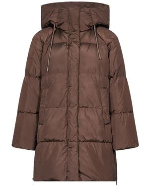 Weekend by Maxmara Quilted Hooded Coat - Brown