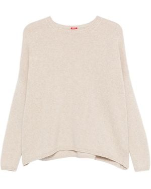 Apuntob Sweater Met Ronde Hals - Naturel