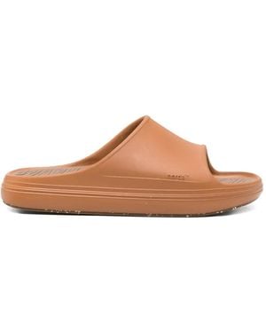Norda 008 Open-Toe Slides - Brown