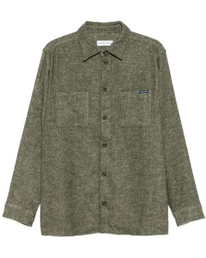 Maison Labiche Camisa Monge con bolsillo - Verde