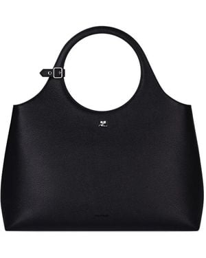 Courreges Bolso De Hombro Holy Day De Piel - Negro