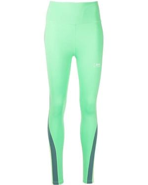 7 DAYS ACTIVE High-Waisted Colour-Block Leggings - Green
