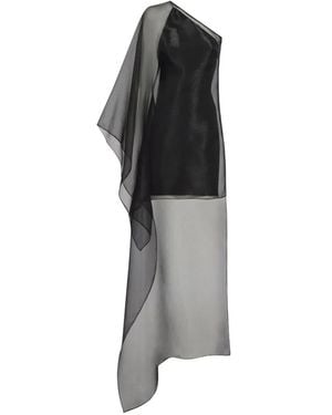 Taller Marmo Boston One-Shoulder-Kleid - Schwarz
