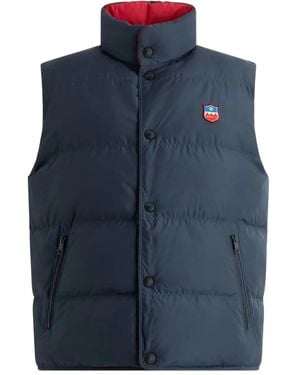 Bally Reversible Padded Vest - Blue