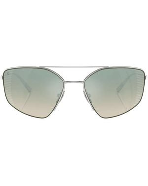 Ferrari Brille Mit Geometrischem Gestell - Grau