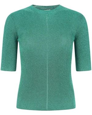 Saint Laurent Metallic Top - Groen