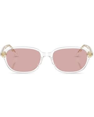 Versace Sonnenbrille Mit Eckigem Gestell - Pink