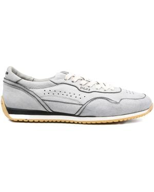 LEMARGO Perforated Suede-Leather Sneakers - White