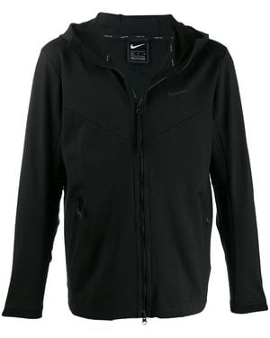 Nike Hooded Jersey Jacket - Black
