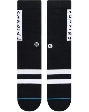Stance Friends Stripe-Detail Socks - Black