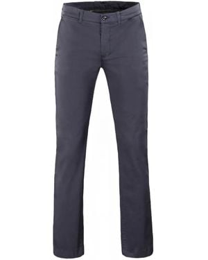 Moorer Chino Trousers - Blue