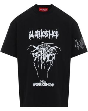 032c T-Shirt Armour - Nero