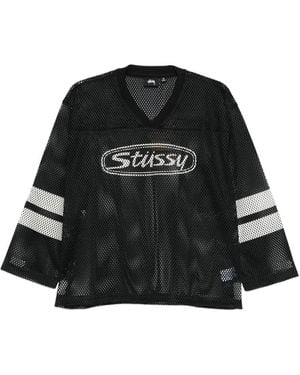 Stussy Striped Jersey - Black
