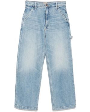 Mother The Stud Finder Flood Jeans - Blue