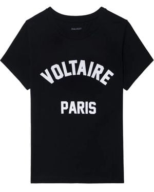 Zadig & Voltaire Alys Tシャツ - ブラック