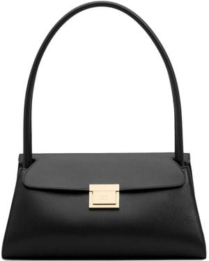 Ami Paris Small Mimi Logo-Detail Tote Bag - Black
