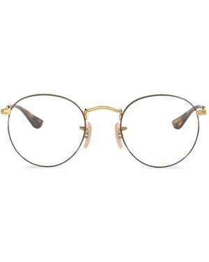 Ray-Ban Round Metal Frames - White