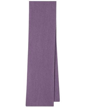 Le Bonnet Ribbed-Knit Scarf - Purple