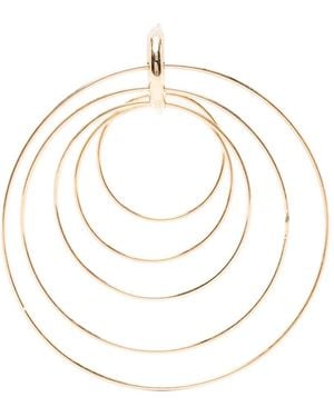Panconesi Serpent Hoop Earings - White