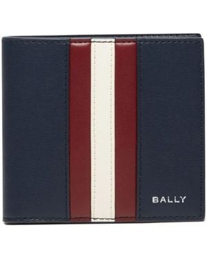 Bally Mythos Leather Wallet - Blue