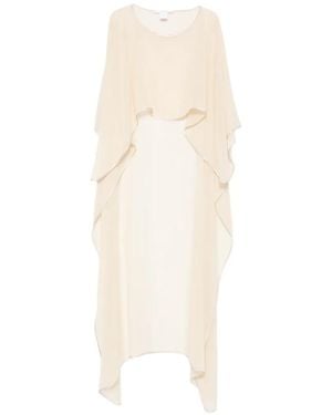 DE SANTIS Asymmetric Cape - White