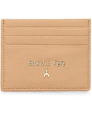 Patrizia Pepe Logo Cardholder Wallet - Natural