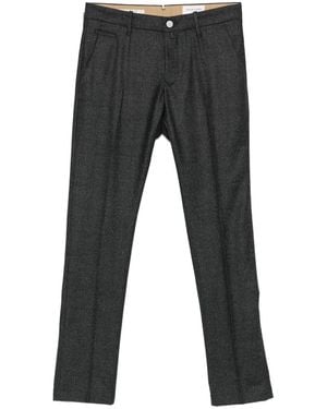 Jacob Cohen Wool Straight-Leg Trousers - Grey