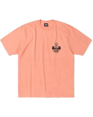 Stussy Graphic Dyed T-Shirt - Pink