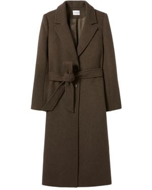 Claudie Pierlot Mantel Mit Gürtel - Braun