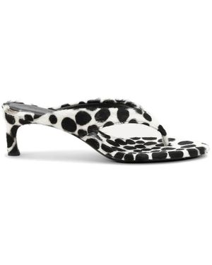 ROTATE BIRGER CHRISTENSEN Fur Mules - White