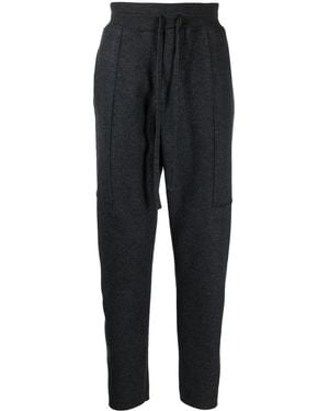 Transit Drawstring-Waist Tapered Pants - Blue