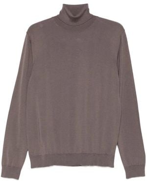 Daniele Fiesoli Roll-Neck T-Shirt - Brown