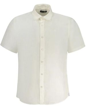 North Sails Chemise En Lin À Manches Courtes - White