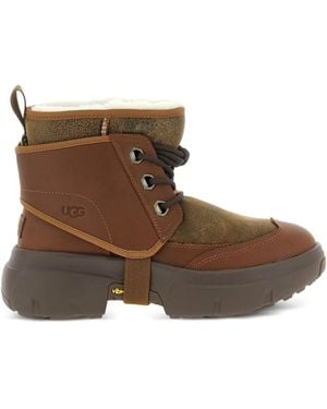 UGG Brown Leather Lace