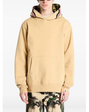 A Bathing Ape Felpa Abc Camo Con Cappuccio - Neutro
