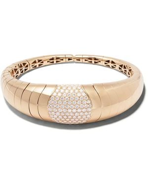 Mattia Cielo 18Kt Rotgoldarmreif Mit Diamanten - Pink