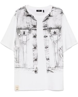 FIVE CM Graphic-Print T-Shirt - White