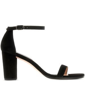 Stuart Weitzman 80Mm Nearlynude Sandals - Black