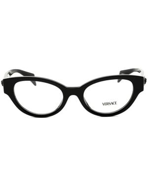 Versace Medusa Head Logo Cat-Eye Glasses - Black