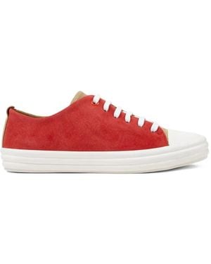 Camper Hoops Twins Trainers - Red