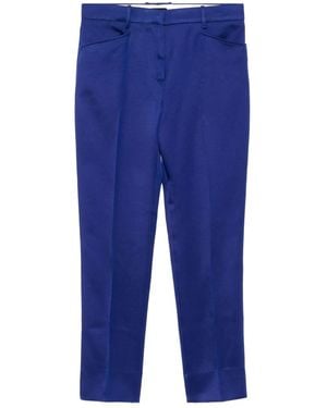 Tom Ford Cropped Straight-Leg Trousers - Blue