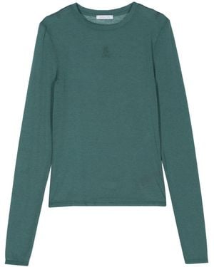 Patrizia Pepe Fly-Embroidered T-Shirt - Green