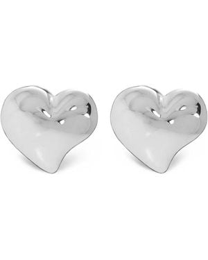 Kate Spade Heart-Shaped Earrings - White