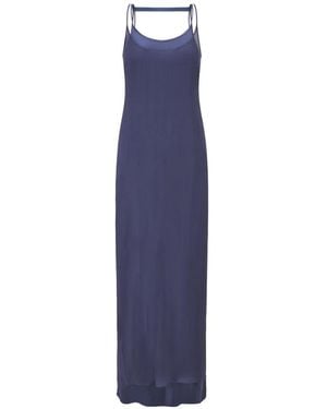 Oude Waag Spaghetti-Strap Maxi Dress - Blue