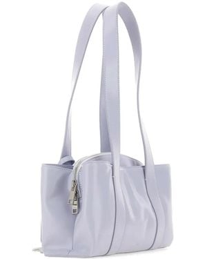 OSOI Key Padlock Leather Shoulder Bag - White