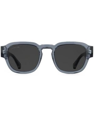 Lacoste Square-Frame Sunglasses - Grey